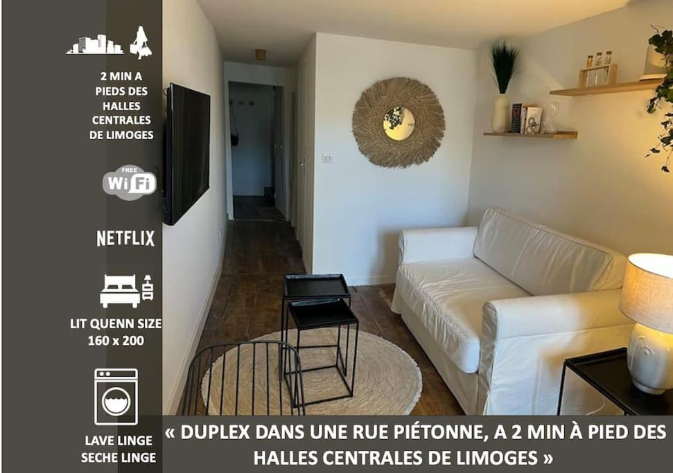 Superbe Duplex Hypercentre Dans Une Rue Pietonne Limoges Exteriér fotografie